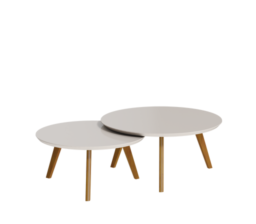 TABLE MESSA CLASSIC CENTRO REDONDA OFF WHITE 60211